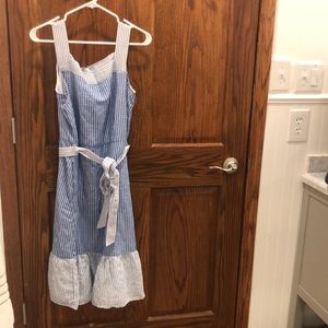 Talbots Linen Summer Casual Dress